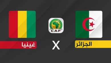 معلق مباراة الجزائر وغينيا