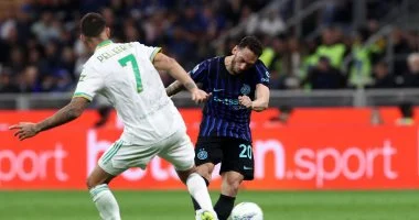 إنتر ميلان يهيمن على روما بخماسية رائعة في قمة الدوري الإيطالي وينتزع ثلاث نقاط ثمينة