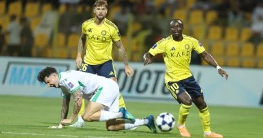 النصر يفرض سيطرته على الأهلي ويتقدم بثلاثة أهداف مقابل هدف في شوط مثير بنصف نهائي دوري أبطال آسيا 2