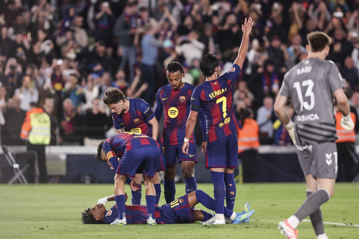 برشلونة يعلن عن انتهاء موسم اللاعب يامال نتيجة إصابة مؤسفة تعرض لها في مباراة حاسمة