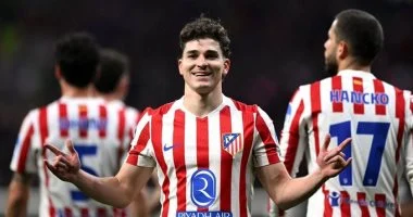 جوليان ألفاريز يتألق كخامس الهدافين التاريخيين للأرجنتين في دوري أبطال أوروبا بتحقيق إنجازات غير مسبوقة