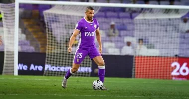 رامى ربيعة عنصر رئيسي في تشكيل البطائح لمواجهة العين في قمة الدوري الإماراتى التاريخية
