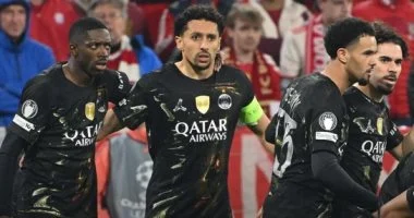 باريس سان جيرمان يحقق التقدم على بايرن ميونخ بهدف مستحق خلال الشوط الأول في مواجهة مثيرة